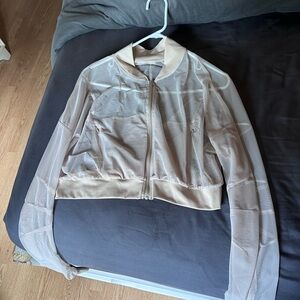 SOLD Buffbunny Jacket with Zipper Closure in stardust